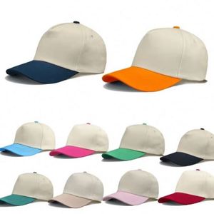 Gorra de béisbol estructurada de 5 paneles bicolor con cierre snapback y frente plegado, ajustable, en blanco para personalizar, tipo trucker, sombrero para el sol, regalos - Product Image 1