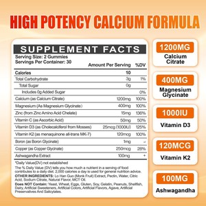Vente en gros directe d'usine de bonbons au <span class=keywords><strong>calcium</strong></span>, zinc et magnésium - Product Image 2
