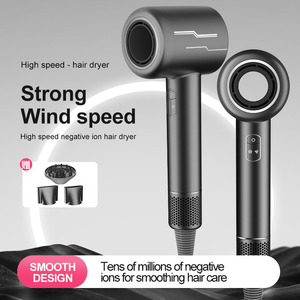 Sèche-cheveux haute vitesse sans balais 110K tr/min, 200M d'ions négatifs, 26m/s, 21 modes, buse magnétique, 59dB, NTC intelligent, salon professionnel, CCC CE, 5 couleurs - Product Image 1