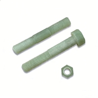 Make to Size Fr-4 FR4 Epoxy Insulation Threaded Rod Nut M4-M64 Custom Size for Solar Panel Bracket Mounting