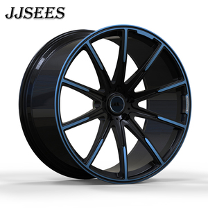 Rines JJSEES 5x112 de 19, 20, 21 y 22 Pulgadas, Rines de Aleación Escalonados para Autos de Carreras 5x114.3 para Mercedes C, E, S, CLS, SL, W222, W223, W212 - Product Image 1
