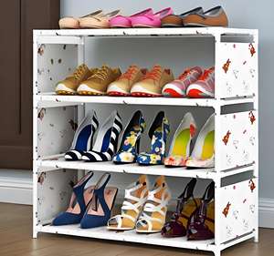 Giá để giày nhiều tầng chống bụi chắc chắn, nhỏ gọn, tiện dụng cho phòng khách, sinh viên, người thuê nhà, ký túc xá - Product Image 3