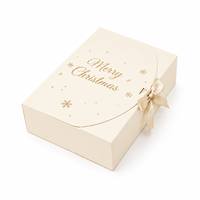 Coffret Cadeau de Noël de Luxe Auto-Assemblable pour Montre et Bougie, avec Embossage, Fermeture Magnétique et Poignée – Emballage Haut de Gamme pour Petites Entreprises