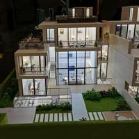 Şehir Bina Modeli 3D Baskılı Evler Emlak Geliştirme Gayrimenkul 1:30 Villa İç Mekan Mimari Modeller 3D Model Tasarımı