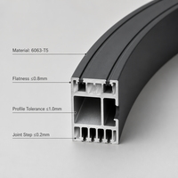 Rail de guidage intelligent pour convoyeur logistique en aluminium, profilé CNC usiné de haute précision 6061