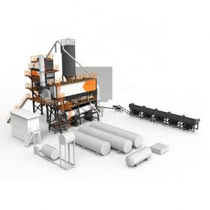 160 T/H Planta mezcladora de asfalto Continua Integrada con motor y bomba de alta eficiencia - Product Image 4