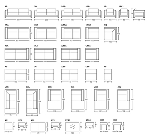 ชุดโซฟาหนัง4ที่นั่งสุดหรูดีไซน์หรูหราเฟอร์นิเจอร์บ้านแท้โซฟาแบบแบ่งส่วนที่ทันสมัยสำหรับห้องนั่งเล่น - Product Image 6