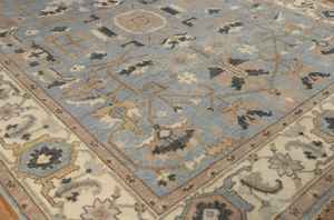 Auténtica alfombra grande India Oushak anudada a mano, Alfombra de 9x12 pies, tamaño personalizado disponible a precio al por mayor - Product Image 6