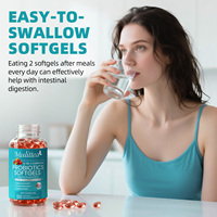 Private Label Probiotische Spijsverteringsenzymen Softgels Prebiotische Chicoriwortel Inuline Cranberry D-Mannose Darm- & Urinewegondersteuning