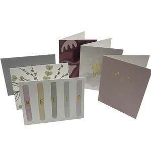 Tùy Chỉnh Sang Trọng Mù Vàng Lá 3D Dập Nổi Thiệp Chúc Mừng Cảm Ơn Bạn Thẻ In Ấn Cứu Trợ Logo Gấp Thẻ Chăm Sóc - Product Image 6