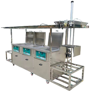 Nettoyeur à ultrasons électrique industriel multi-bacs semi-automatique avec système de levage et machine de nettoyage de filtre DPF - Product Image 3