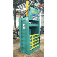 Compacteur hydraulique manuel vertical industriel pour papier, carton, plastique, sac tissé