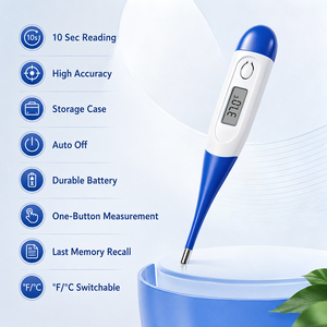 Thermomètre numérique flexible et abordable pour usage domestique, thermomètre médical électronique, vente en gros d'usine - Product Image 2