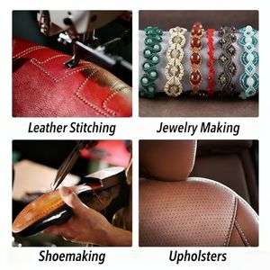 Fil de réparation de <span class=keywords><strong>voile</strong></span> fiable de l'usine SHIJI, fabriqué à partir de matériaux de qualité supérieure, assure des réparations durables, fil ciré pour cuir, imperméable - Product Image 4