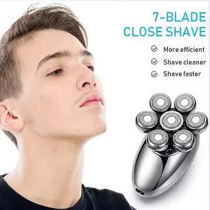 Afeitadora Eléctrica para Hombre, Maquinilla de Afeitar Recargable, Resistente al Agua IPX6, Pantalla LED, Bloqueo de Viaje, para el Cuidado Diario en el Hogar - Product Image 2