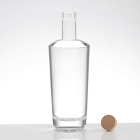 Bouteille en verre personnalisée Super Flint 500ml 700ml 750ml Whisky Vodka Gin Boisson Spiritueux