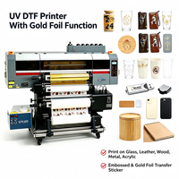 Printer UV DTF Roll to Roll Ramah Lingkungan Suntec, Printer DTF Digital Industri dengan UV Curing untuk Casing Ponsel, Coaster Kulit, dan Kayu