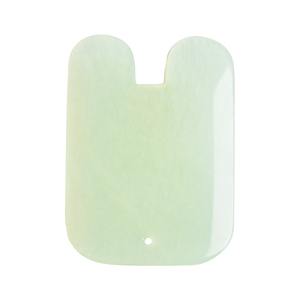 Mejor precio 100% Natural Anti-envejecimiento verde Jade masajeador Facial Xiuyan Jade Gua Sha terapia con Control de sincronización para adelgazar la cara - Product Image 6