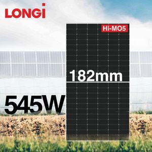 พร้อมจัดส่งแผงโซลาร์เซลล์ LONGi แบบโมโน 550W 540W 545W 535W PERC รุ่น LR5-72HPH ขายส่ง - Product Image 1