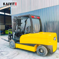 Chariot élévateur électrique 1 tonne 2 tonnes à batterie pour la manutention de matériaux en entrepôt, haute efficacité