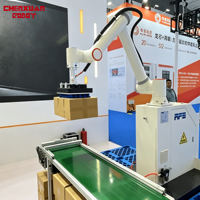 Cobot de Paletización Colaborativo de 6 Ejes, Económico, Robot Compacto con Pinza de Succión para Manipulación de Cartones en Talleres de Empaquetado