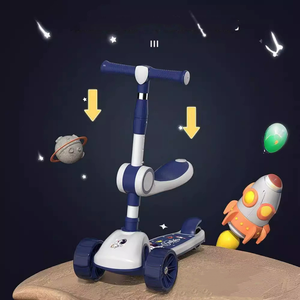 Outdoor Child's Kick <strong>Scooter</strong> Foldable Pedal <strong>Scooter</strong> Flash <strong>Wheels</strong> Adult Kids <strong>3</strong> <strong>Wheel</strong> Handbrake <strong>for</strong> <strong>2</strong>-10 <strong>Years</strong> <strong>Old</strong> - Product Image 5
