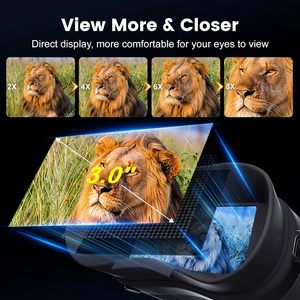 Lunettes de vision nocturne infrarouge tactiques ZT ASS8001 4K couleur pleine résolution pour extérieur (noir) - Fabricants personnalisables - Product Image 5