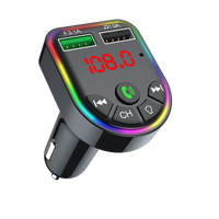 F5 Pemutar Mp3 Harga Terjangkau Bluetooth 5.0 Transmitter FM Mobil Dengan Charger Mobil 3.1A