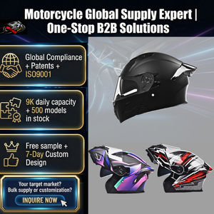 Cascos de Motocicleta Geométricos Transpirables con Protección Solar Anti-UV, Abatibles, con Cobertura Total, para Viajes y Deportes - Product Image 1