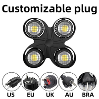 SHTX Prix de gros 4x100W IP65 Éclairage COB étanche pour public, pour scène, mariage, extérieur, projecteur LED COB à 4 yeux pour public
