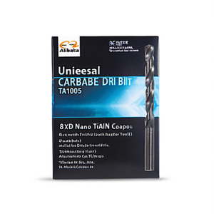 Foret universel en carbure TA1005 8xD, revêtement Nano TiAlN, pour machines-outils - Product Image 2