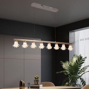 Crystal Flower Restaurant Chandelier - Romantic Atmosphere Style - Home <strong>Lighting</strong> - Product Image 3