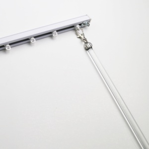 アクリルウィンドウプルバトンスティックカーテントラックアクセサリー透明バークリアスティックカーテンバトンワンド - Product Image 2