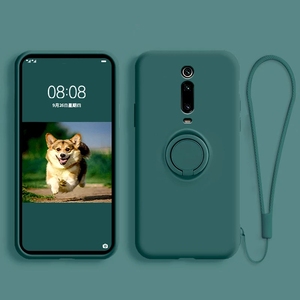 Coque souple en Silicone avec anneau de support pour Xiaomi, compatible modèles Mi Redmi Note 10, 9T, 9, 10T Pro, Max T, <span class=keywords><strong>Mi9T</strong></span>, 9S, POCO F3, M3, X3, NFC, luxueuse, - Product Image 1