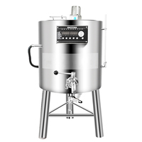 Petite machine de pasteurisation à tunnel 100L-200L, pasteurisation de lait par lots avec pompe comme composant principal