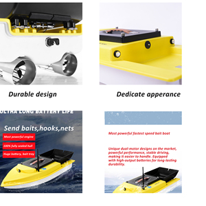 Barco Cebador de Pesca RC S90 con Motor sin Escobillas de Súper Velocidad para Agua Salada con GPS para Pesca de Surf con Batería de 60000 mAh - Product Image 6