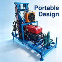 Plateforme de Forage Mobile Professionnelle pour Puits d'Eau 200m, Équipement Portable OEM ODM, Vente Directe Usine, Utilisation Simple