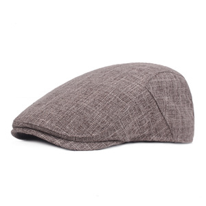 Mũ Lưỡi Trai Màu Nâu Trơn Cho Nam Nữ, Mũ Nồi Cabbie Duckbill Newsboy Beret Gatsby Mũ Ivy - Product Image 5