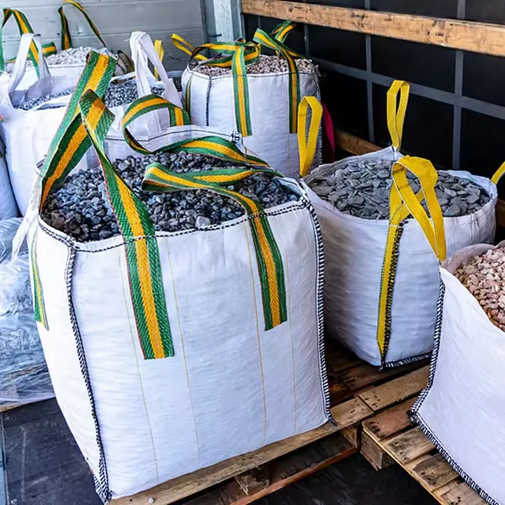 Hesheng Polypropylene FIBC Jumbo bag Big bag 1000kg 1 ton bag for transportation and storing