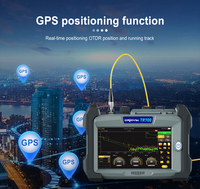 Testeur de fibre optique OTDR SM 1310/1550nm 35/33dB 120KM avec VFL intégré, OPM, OLS, RJ45, WiFi, écran tactile, machine OTDR