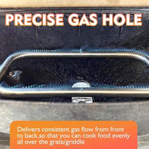 Tube de brûleur de gril en acier inoxydable pour les modèles <span class=keywords><strong>Weber</strong></span> Q200 Q220 Q2000 Q2200 20.5 pouces outils de barbecue de remplacement - Product Image 4