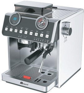Machine à café expresso professionnelle 20 bars à double chaudière 2800W avec broyeur intégré, 58mm, contrôle de température PID, pour <span class=keywords><strong>barista</strong></span> - Product Image 1
