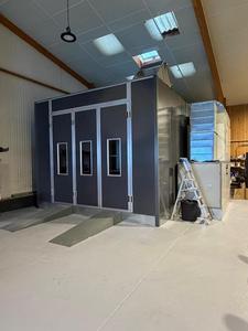 Cabine <span class=keywords><strong>de</strong></span> peinture automobile professionnelle à flux croisé, avec ventilateur LED à faible consommation et faible bruit, panneau ignifuge, pour séchage <span class=keywords><strong>de</strong></span> carrosserie automobile - Product Image 4