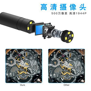 Industrial Endoscope 14mm 8X Zoom WiFi Camera With Phone Holder For Pipeline Building Inspection - Product Image 4