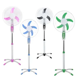 Africa 16 inch stand fan USC wholesale 3 blade 5 blade fan aluminum motor cheap standing fan latest