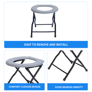 Potty for Adults Price Mobility Bath Knee Toilet Chair Bedside <strong>Commode</strong> JL898 Folding <strong>Portable</strong> <strong>Commode</strong> Toilet Chair for Elderly - Product Image 5