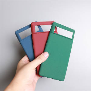 Pour <span class=keywords><strong>Google</strong></span> <span class=keywords><strong>Pixel</strong></span> 7 Pro 6A 6 5 XL 5A <span class=keywords><strong>4A</strong></span> <span class=keywords><strong>5G</strong></span> Cas Sable Mat Souple En Silicone Plein Protéger Anti-chute Anti-slip Cover Téléphone Shell Funda - Product Image 4