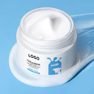 Logo personnalisé crèmes biologiques pour le visage et le corps de bonne qualité améliorer la peau sensible crème pour le visage pour blanchir et l'acné peau grasse