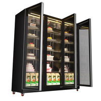 Réfrigérateur à bar à température unique, vitrine à boissons sub-zéro pour la bière et autres boissons