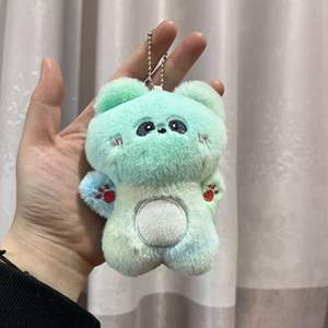 Jouet en peluche mignon pendentif ours rose super doux étoile Dailou poupée <span class=keywords><strong>Pikachu</strong></span> Ling Nabel sac porte-clés pour filles - Product Image 6